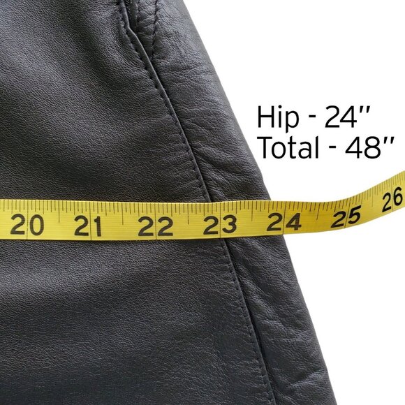 Cuirs Fourrures Genuine Leather Shorts Black Made in France Size 42 - Picture 16 of 16